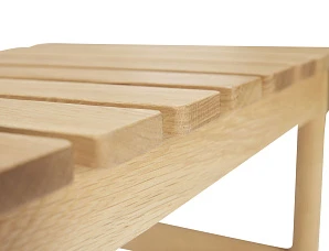 фото БАНКЕТКА ROW HUBSCH 122 СМ, ДУБ, НАТУРАЛЬНЫЙ в интерьере