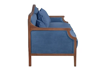 фото Диван с высокой спинкой Madesta Blue в интерьере