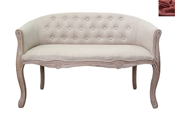 красивые Дизайнерский двухместный диван Kandy Double Mocca цвет красный в интернет-магазине