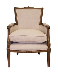 заказать стильное Мягкое полукресло с подлокотниками Tous Beige