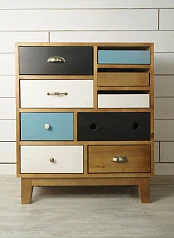 стильный Комод «Aquarelle Birch» 9 ящиков арт RE-18ETG/4