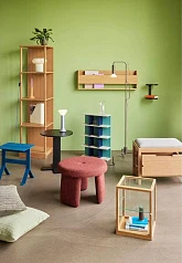 заказать стильные БАНКЕТКА BIFI HUBSCH, СВЕТЛО - СЕРЫЙ / НАТУРАЛЬНЫЙ