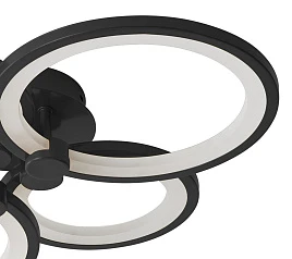 Люстра Oris 4 rings black в интернет-магазине