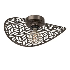 44123 светильник настенно-потолочный SWABY, 1X60W(E27), сталь, бронзовый