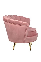 купить стильное Низкое кресло ракушка Pearl Pink V3