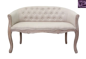 Дизайнерский двухместный диван Kandy Double Mocca цвет фиолетовый на заказ