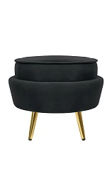 купить Пуф Pearl Adorn Black в интернет-магазине