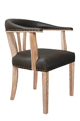 Стул в стиле ретро Tanner Genuine Brown Leather в интернет-магазине