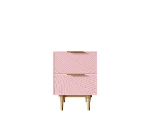 красивые Тумбочка с двумя ящиками "Line" LN07/GR1/pink