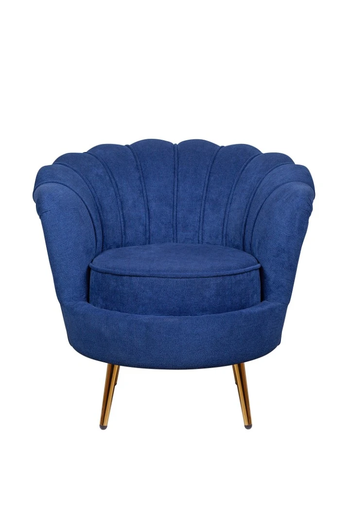 красивое Низкое кресло ракушка Pearl синий в интернет-магазине