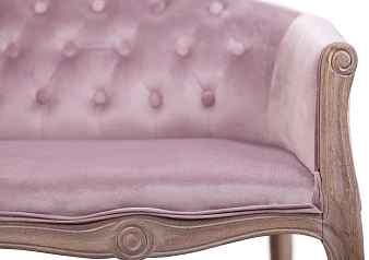 Двухместный дизайнерский диван Kandy Double Pink Velvet на заказ