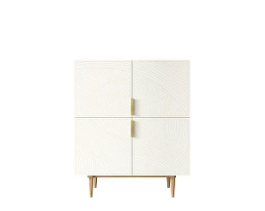 Большой комод с четырьмя дверками "Line" LN03/GR1/beige в интернет-магазине