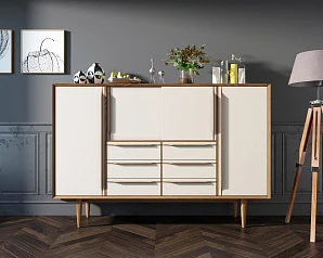 купить красивые Большой комод "Bruni white" арт BR09WH в интернет-магазине