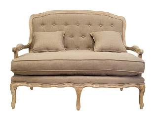 купить Дизайнерский двухместный диван Yareli Brown в интернет-магазине