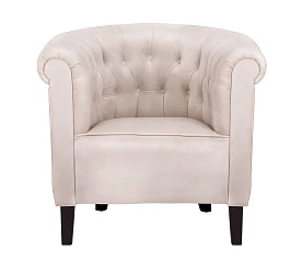 Низкое кресло Swaun Beige Velvet в интерьере