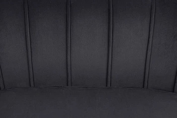 Трехместный диван ракушка Pearl Triple Black в интерьере