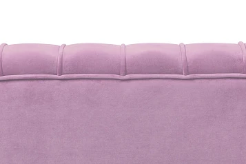 Дизайнерский двухместный диван Pearl Double Pink на черных ножках в интернет-магазине