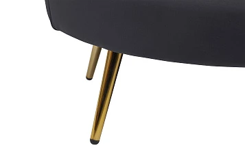 купить Дизайнерский двухместный диван Pearl Double Black