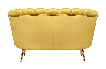 красивый Дизайнерский двухместный диван Pearl Double Yellow в интернет-магазине