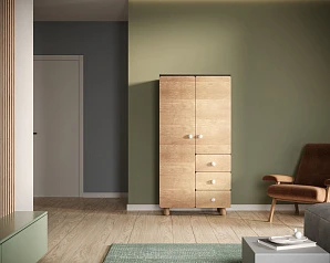 заказать Шкаф двухдверный с тремя ящиками "Split" SP16