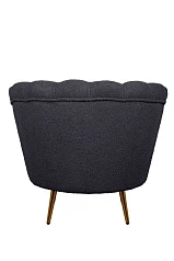 фото Низкое кресло Pearl Black Boucle в интерьере
