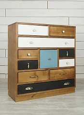 Комод для белья «Aquarelle Birch» 10 ящиков арт RE-19ETG/4 в интерьере