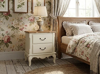 купить красивые Прикроватная тумба "Леонтина (Leontina)" на два ящика арт ST9302/2
