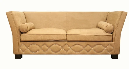 красивый Прямой диван 3 места арт-деко Volte коричневый