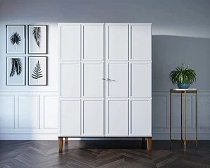 красивый Шкаф "Andersen" широкий двухстворчатый арт AN27 на заказ