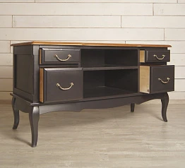 купить Комод под TV «Leontina Black»  арт ST9328BLK