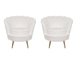 красивое Комплект кресел ракушка Pearl Beige на заказ