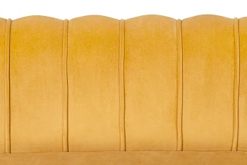 Дизайнерский диван Pearl Triple Yellow в интерьере