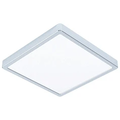 купить красивые 99269 Светодиодный накладной светильник FUEVA 5, 20,5W (LED), 285х285, H28, 2400lm, 3000K, IP44, сталь в интернет-магазине