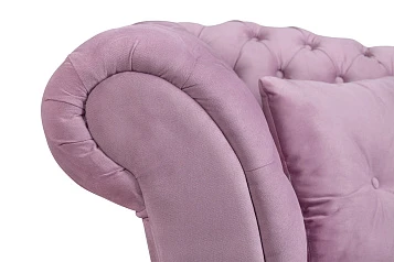 купить Двухместный диван Lina розовый в интернет-магазине