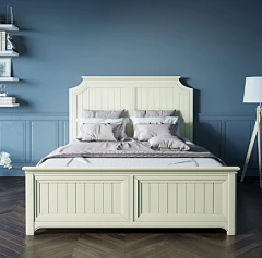 купить красивые Бежевая кровать "Olivia" 160х200 арт GA3001/16C