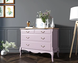 красивый Комод «Leontina Lavanda» на 4 ящика арт ST9315L