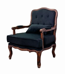 купить стильное Полукресло в стиле модерн Nitro Button черное