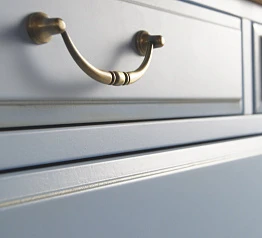 купить стильный Комод «Leontina Blue» на 4 ящика арт ST9315B