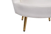 стильное Кресло ракушка Pearl Beige