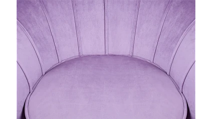 Кресло с пуфом ракушка Pearl Purple в интернет-магазине