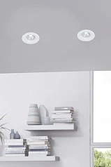 фото 98243 Светодиодный встраиваемый светильник SALICETO димм., 6W(LED), ?88, 380lm, 3000K, алюминий, белый в интерьере