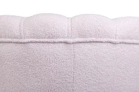 стильное Низкое кресло Pearl Pink Boucle