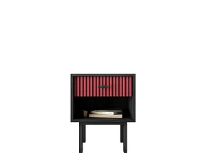 купить красивые Тумбочка с верхним ящиком "Emerson" арт EM11/red/L в интернет-магазине