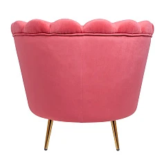 Низкое кресло ракушка Pearl Karmin