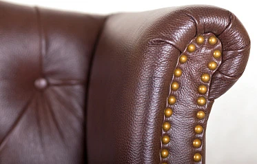 стильный Кожаный дизайнерский диван лофт Royal Sofa Brown на заказ