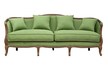 купить красивый Прямой диван Darcy 3 Green в интернет-магазине