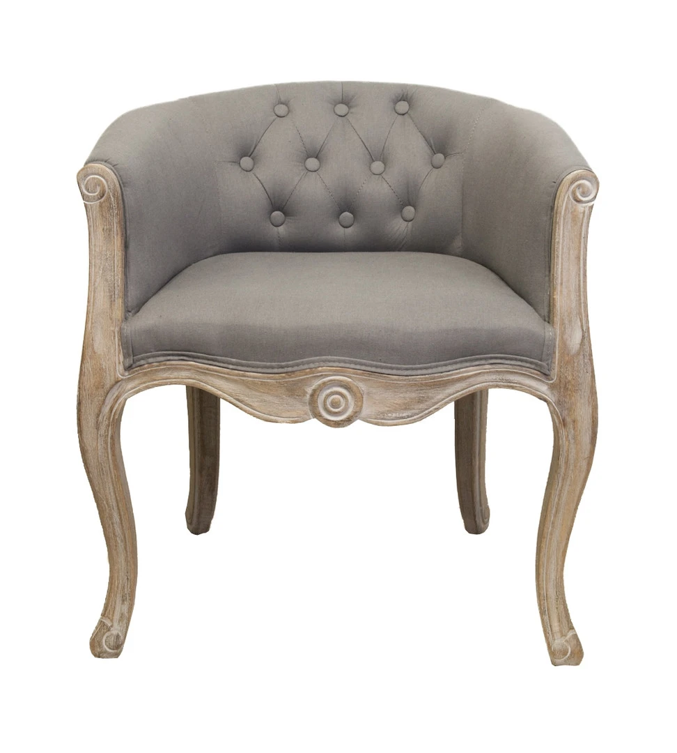 фото Низкое кресло ретро Kandy Grey в интерьере