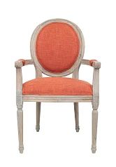 фото Мягкий стул с подлокотниками Diella Orange в интерьере