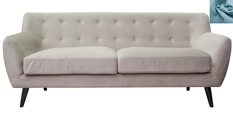 красивый Диван с мягкими подлокотниками Albert 8 цвет голубой в интернет-магазине