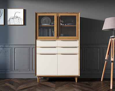 Буфет "Bruni white" большой арт BR35WH